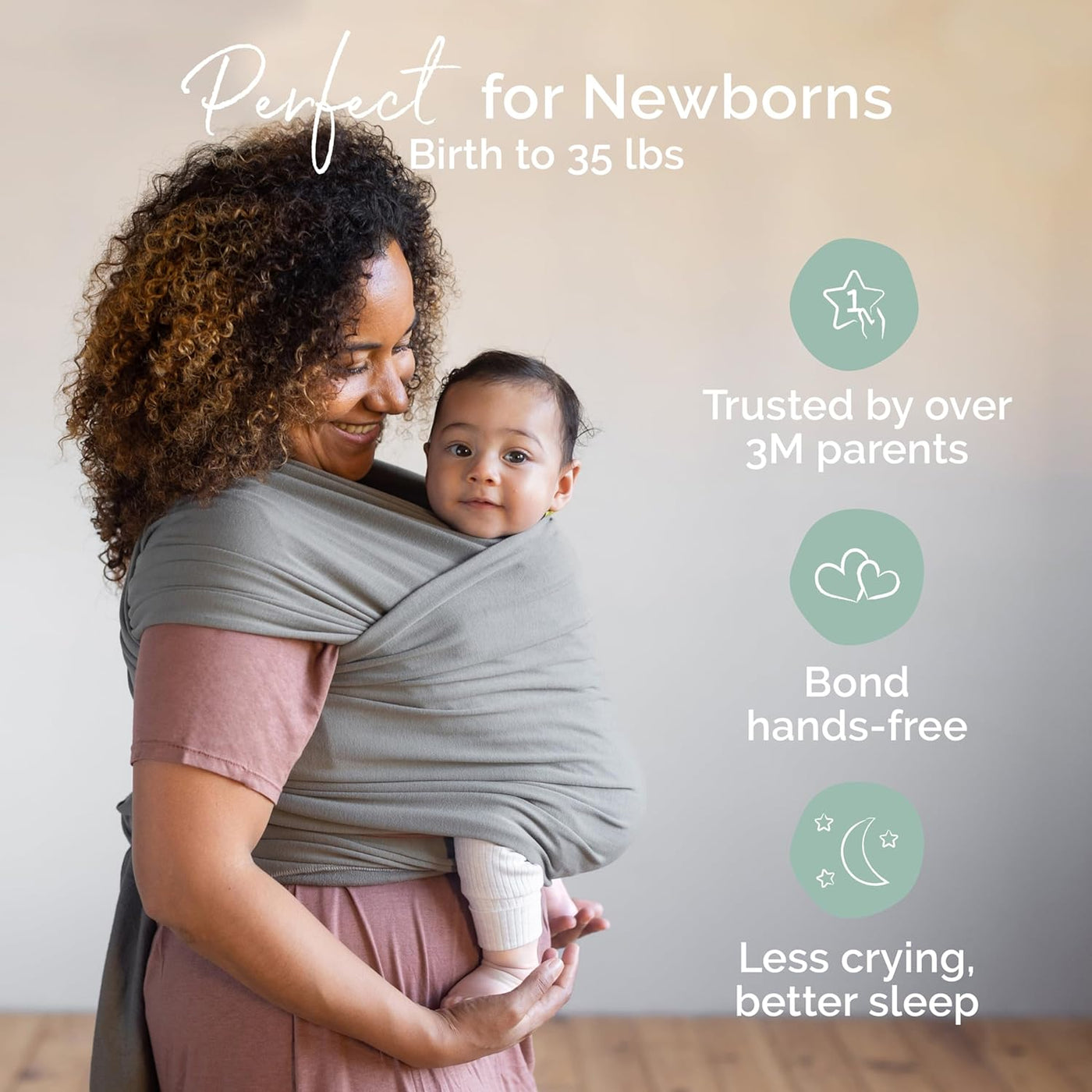 SOLENCO™ - SilkSoft Baby Wrap